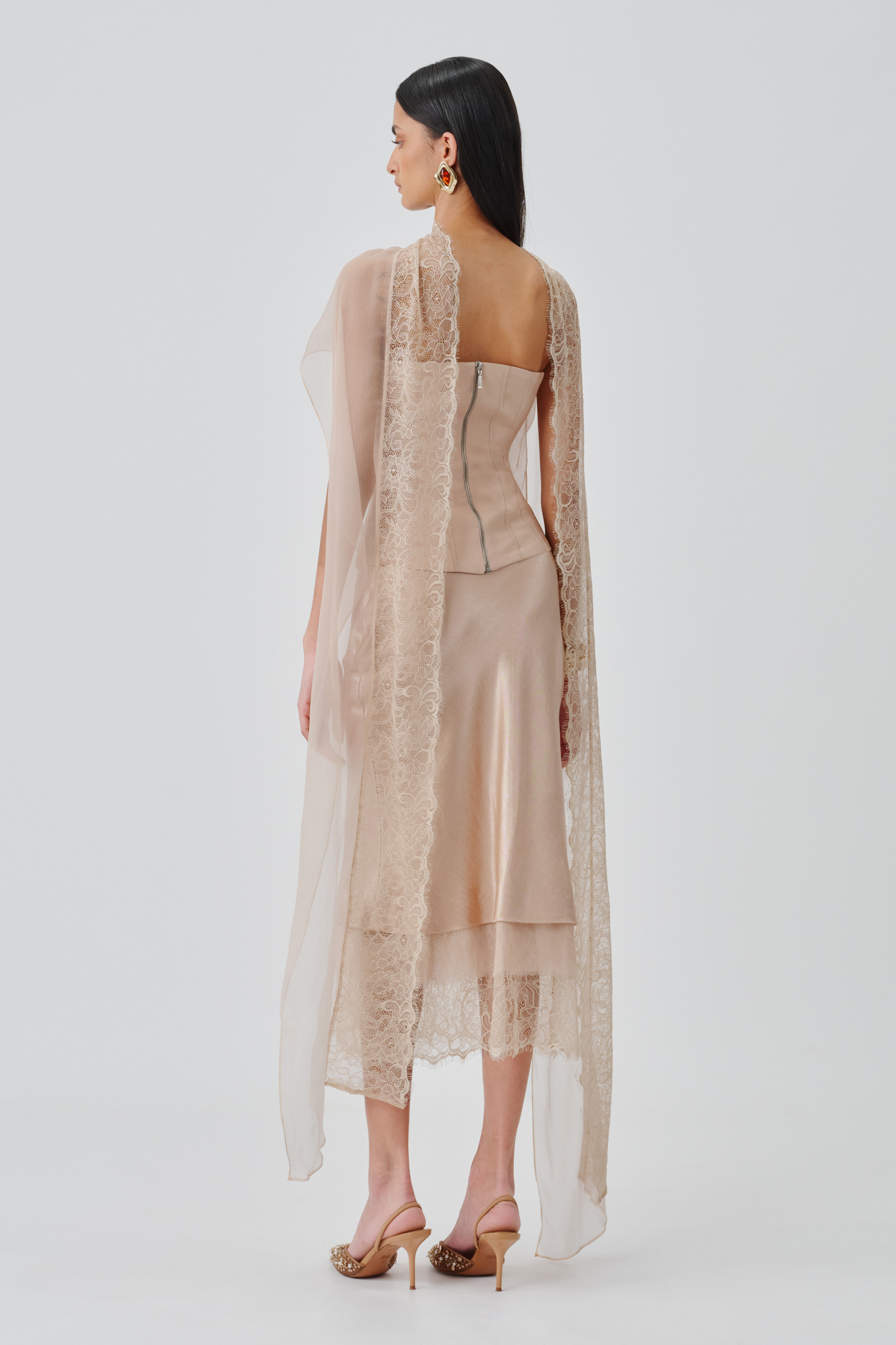 Soft Veil Corset Top