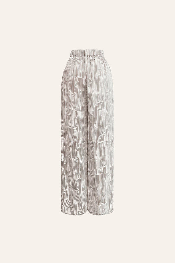 Stripe Satin Kiah Pants