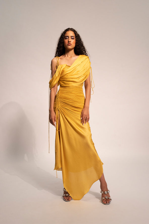 Yellow ray dress