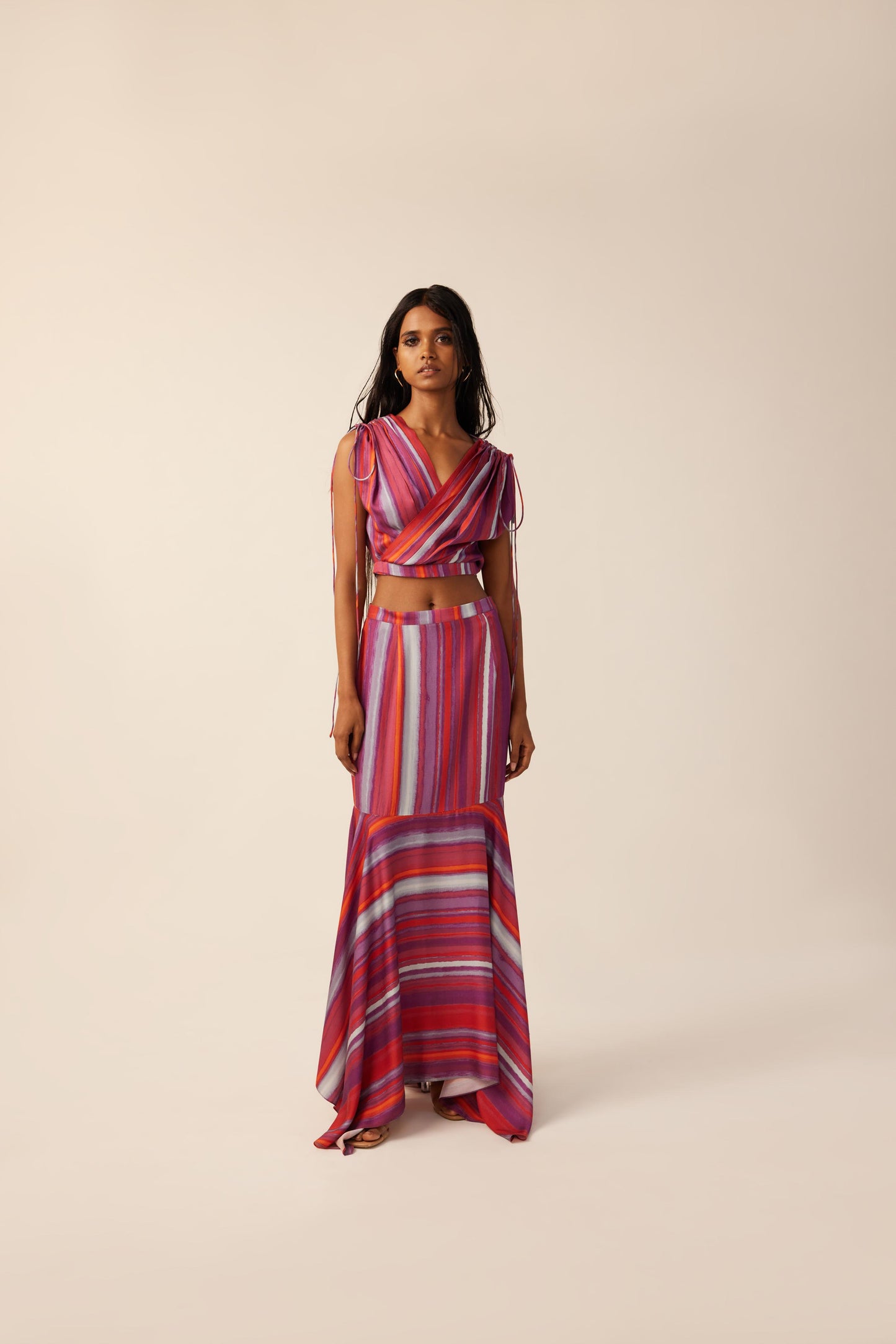 Ruby Serenade Wrap Top