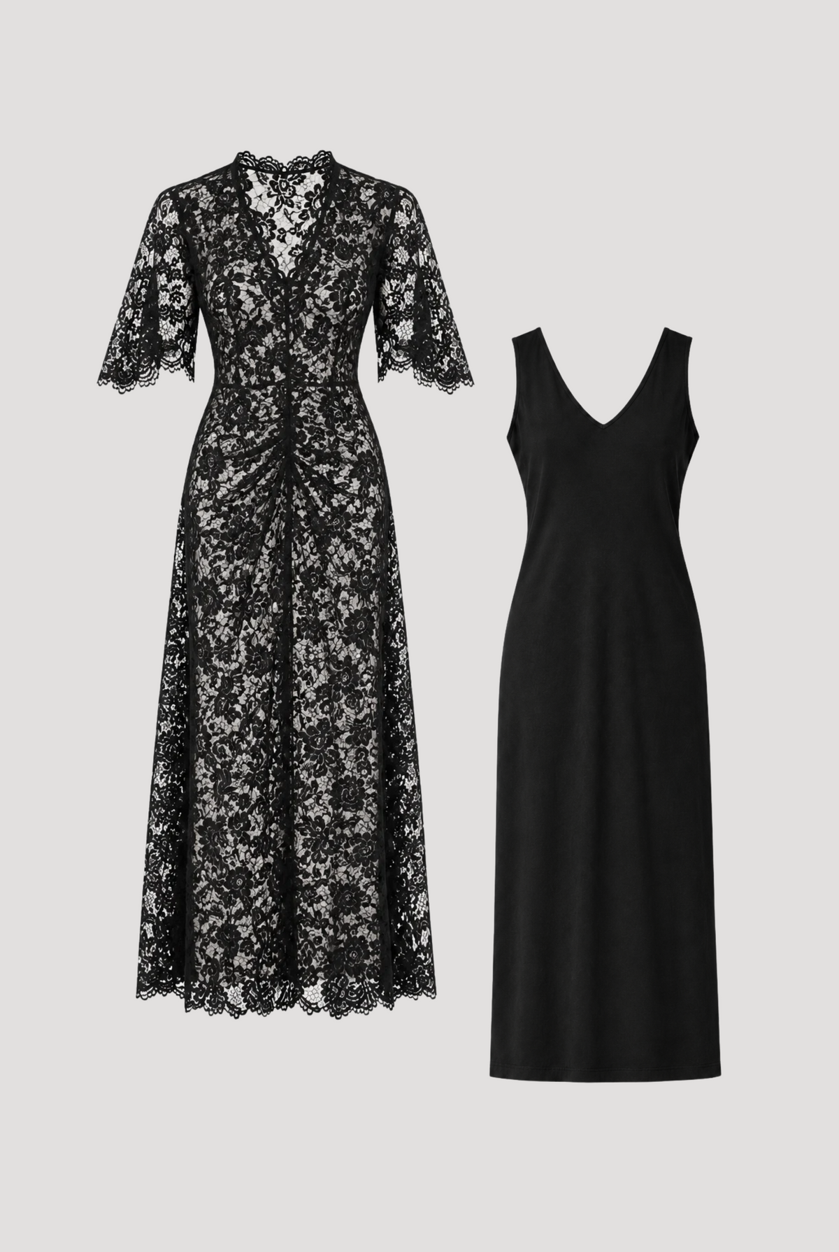 Black Orchid Lace Dress