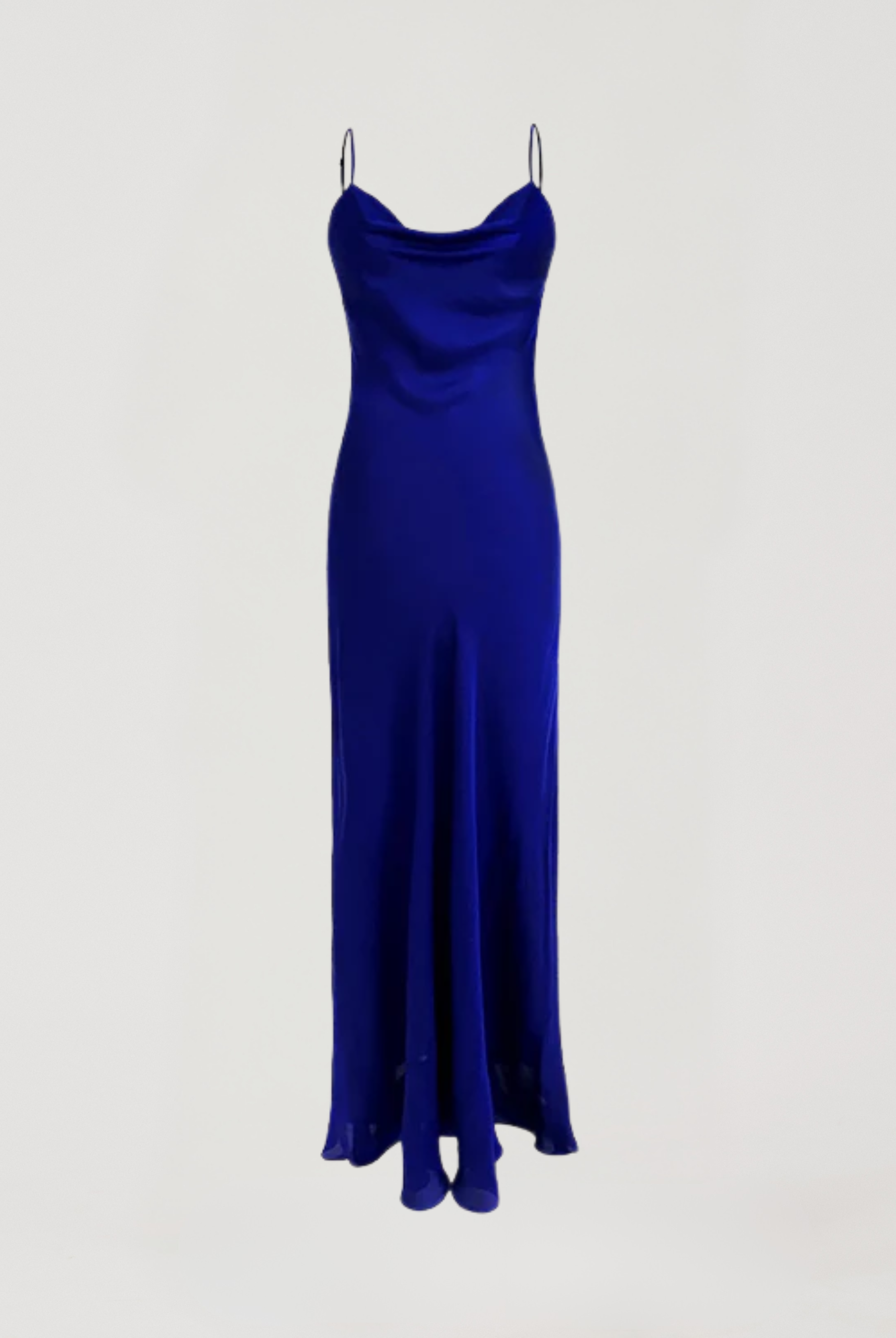 The Tyra dress by Aroka features a modal satin slip dress with a graceful cowl neckline and a chiffon scarf- an elegant look for cocktail nights and sundowner events.