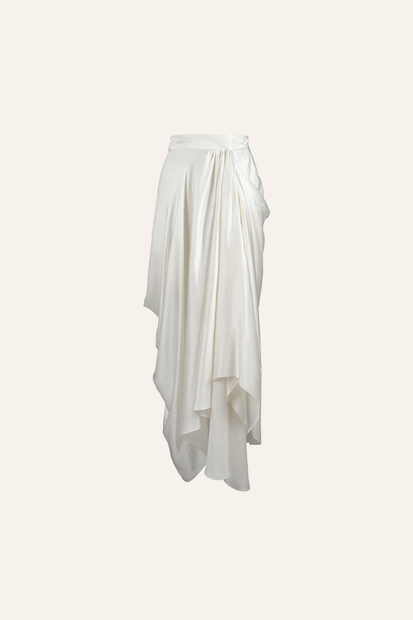 Showgirl Skirt in Off White