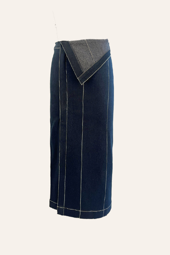Slate Skirt in Blue
