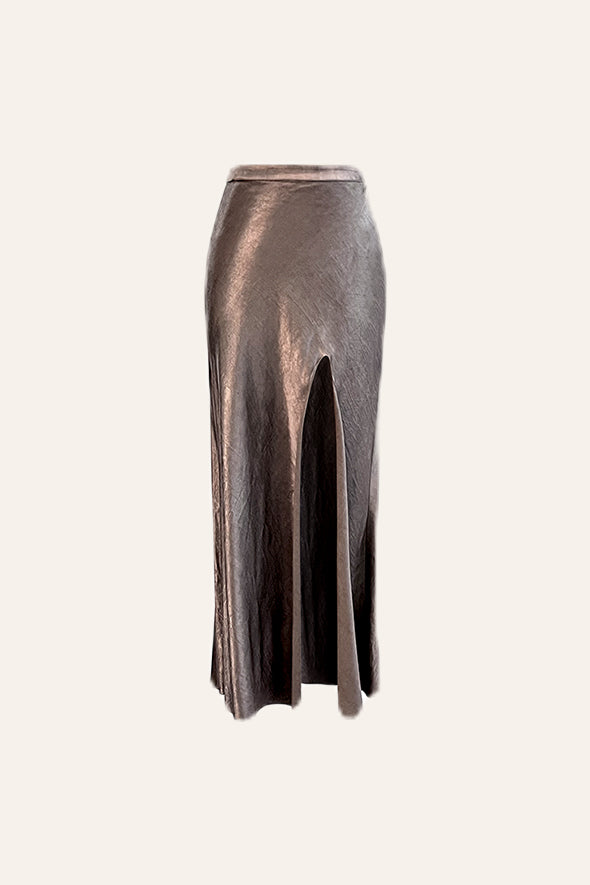 Sleek Steel Skirt