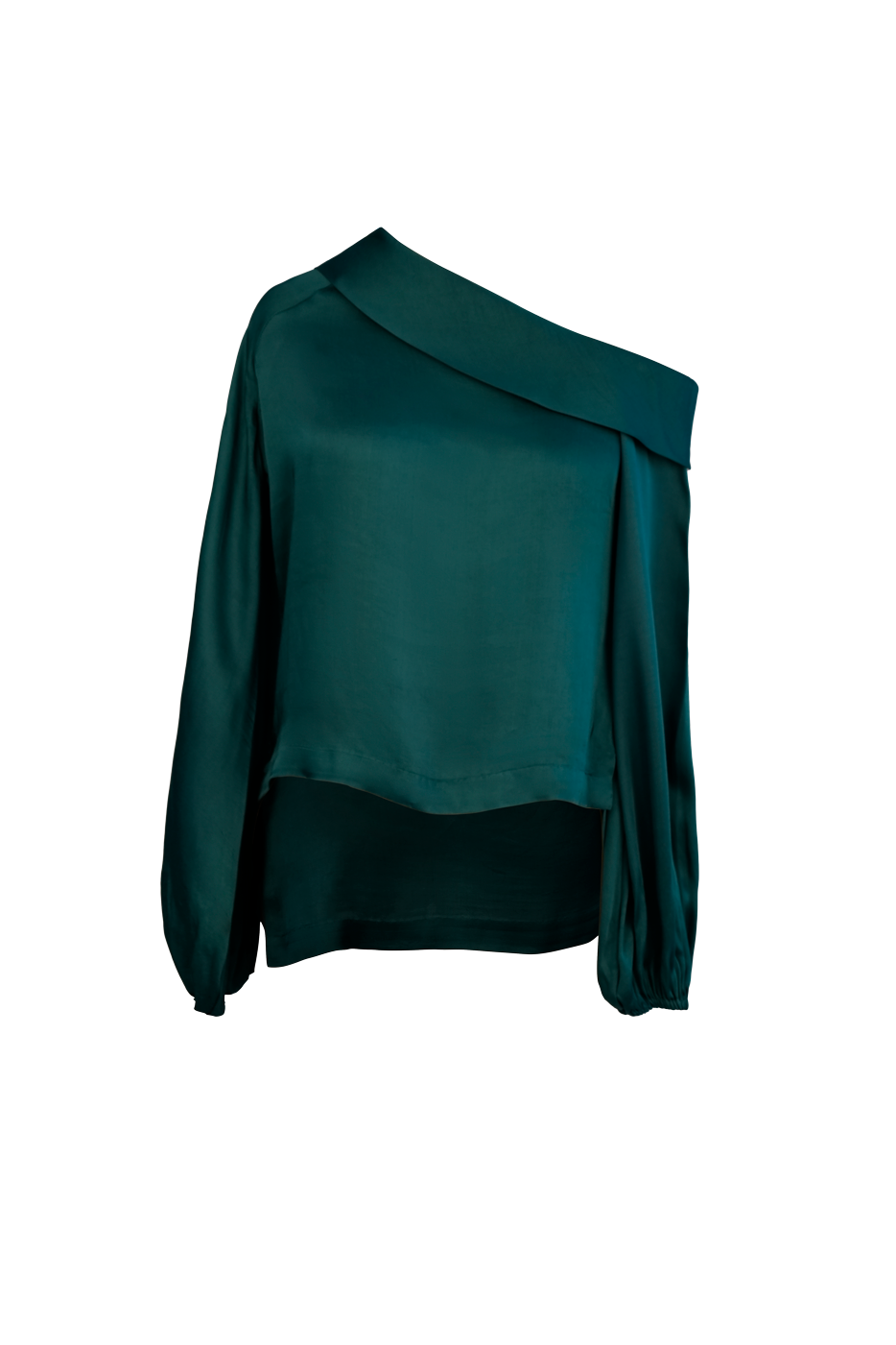 Gatsby Blouse in Emerald