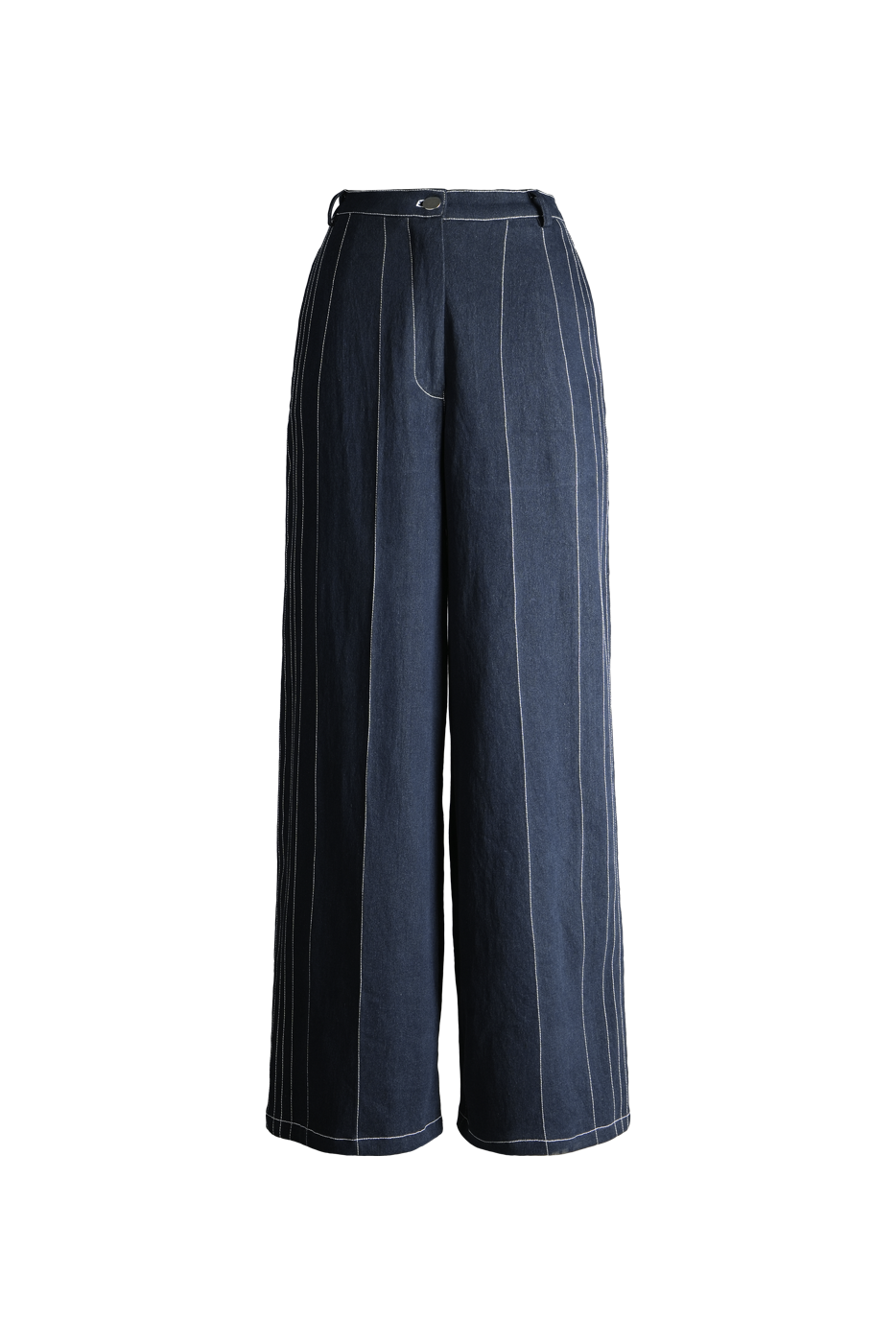 Roundtree & Yorke Classic Fit Flat Front Denim Trouser Pants | Dillard's