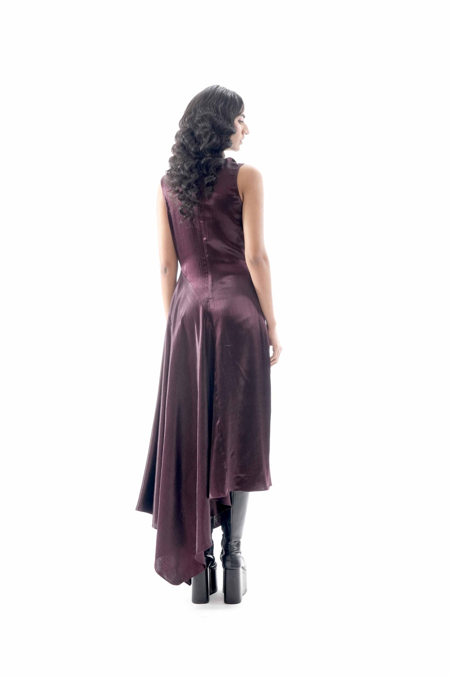 Artemis Dress in Burgundy