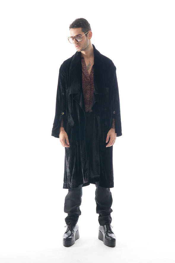 Velvet Noir Coat
