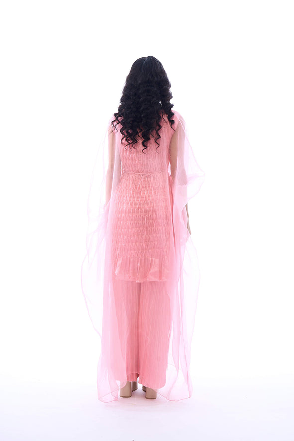 Mothball Mashru Bib in Pink Clay