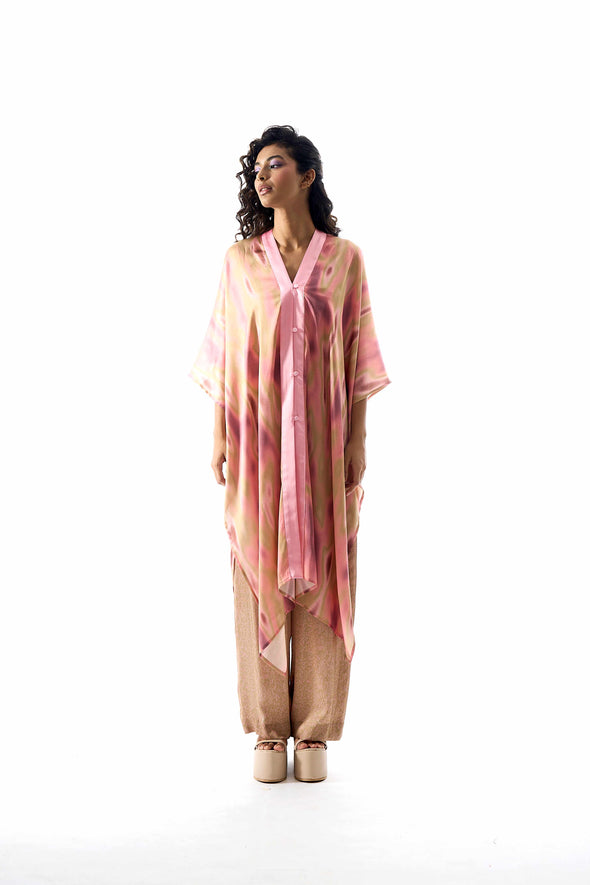 Soar Kaftan in Serotonin Print