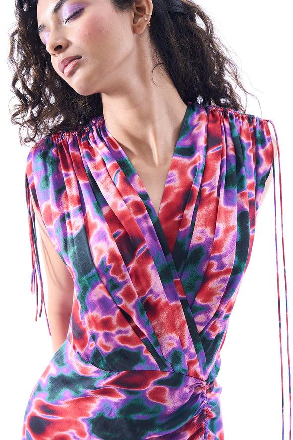 Serena Dress in Ecstacy Print