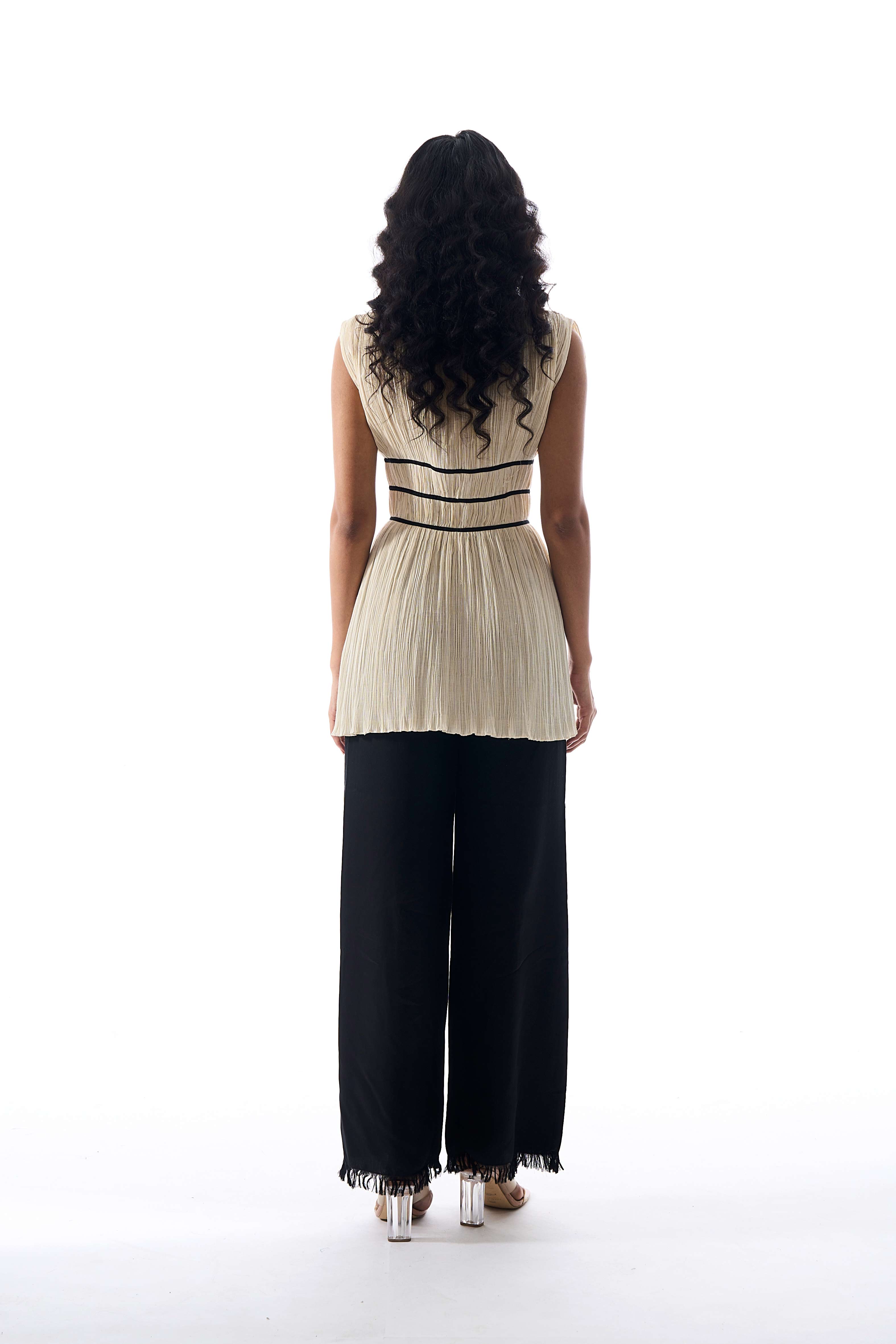 Romantique Ruched Top in Off White
