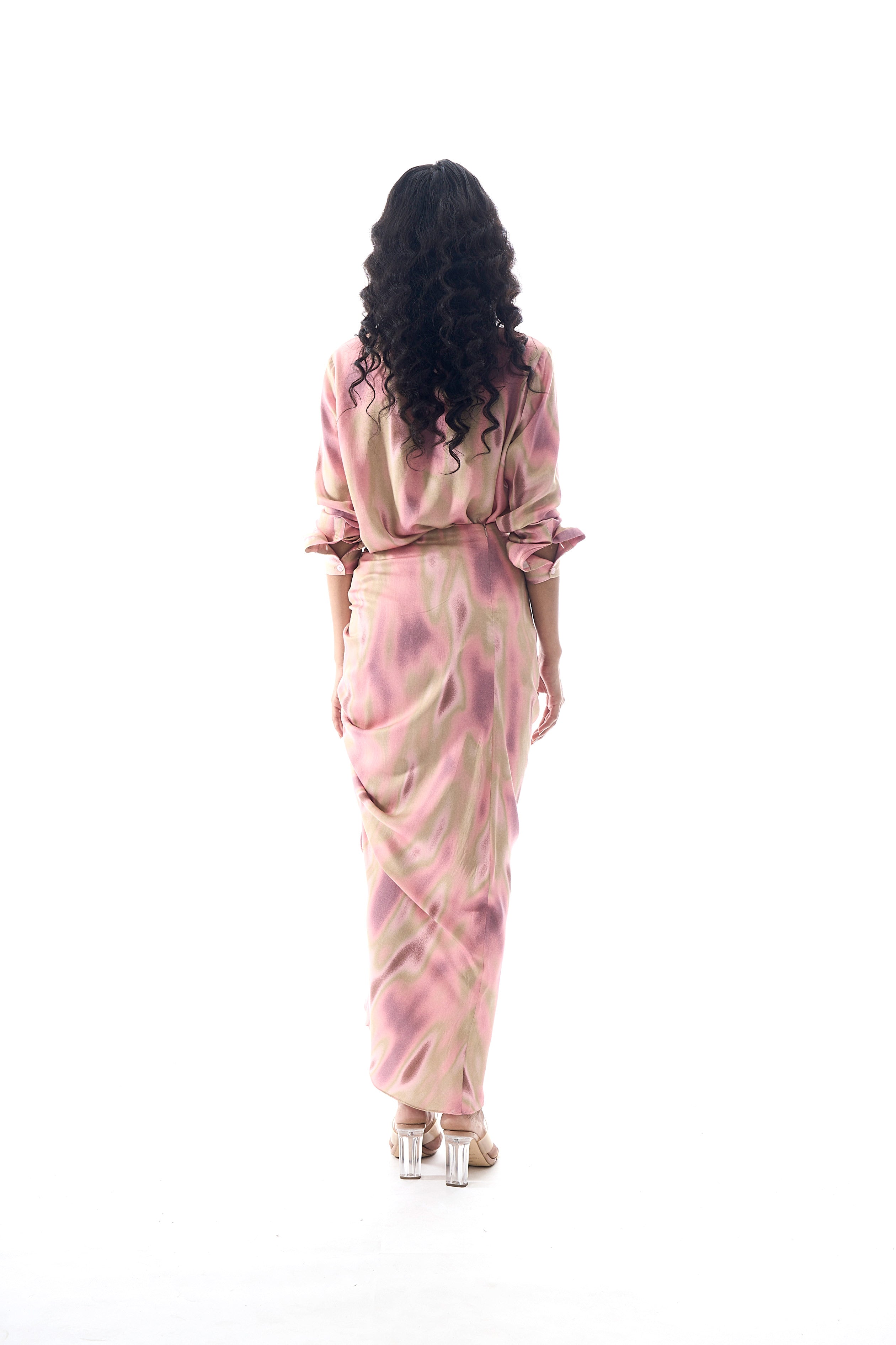 Cirrus Skirt in Serotonin Print