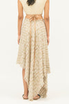 Oyster asymmetric skirt