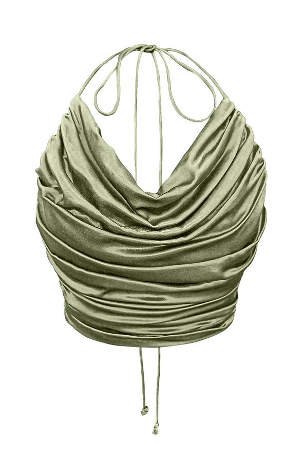 Steely Halter Top