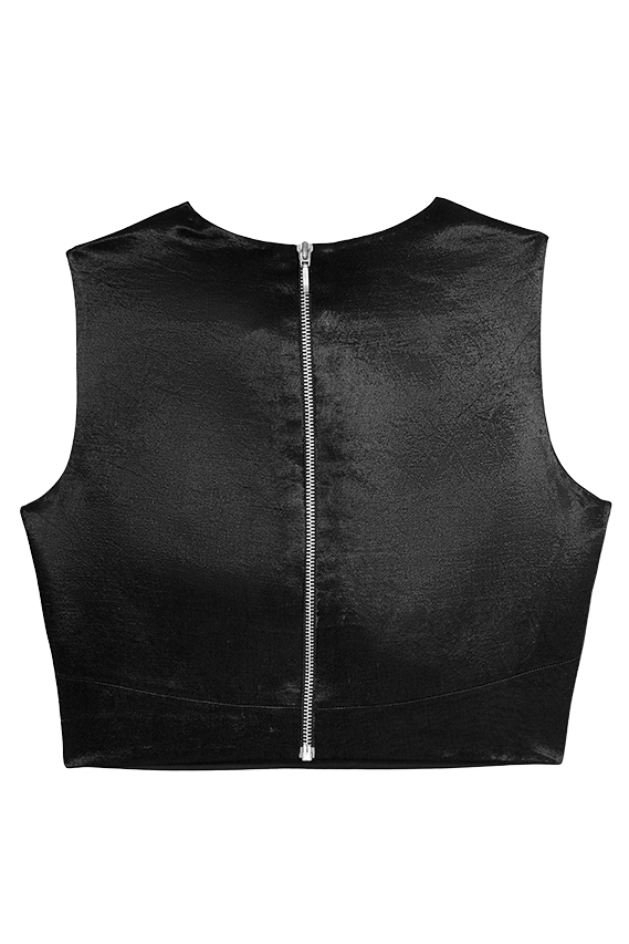 Canopy Clouds - Zipper Back Blouse