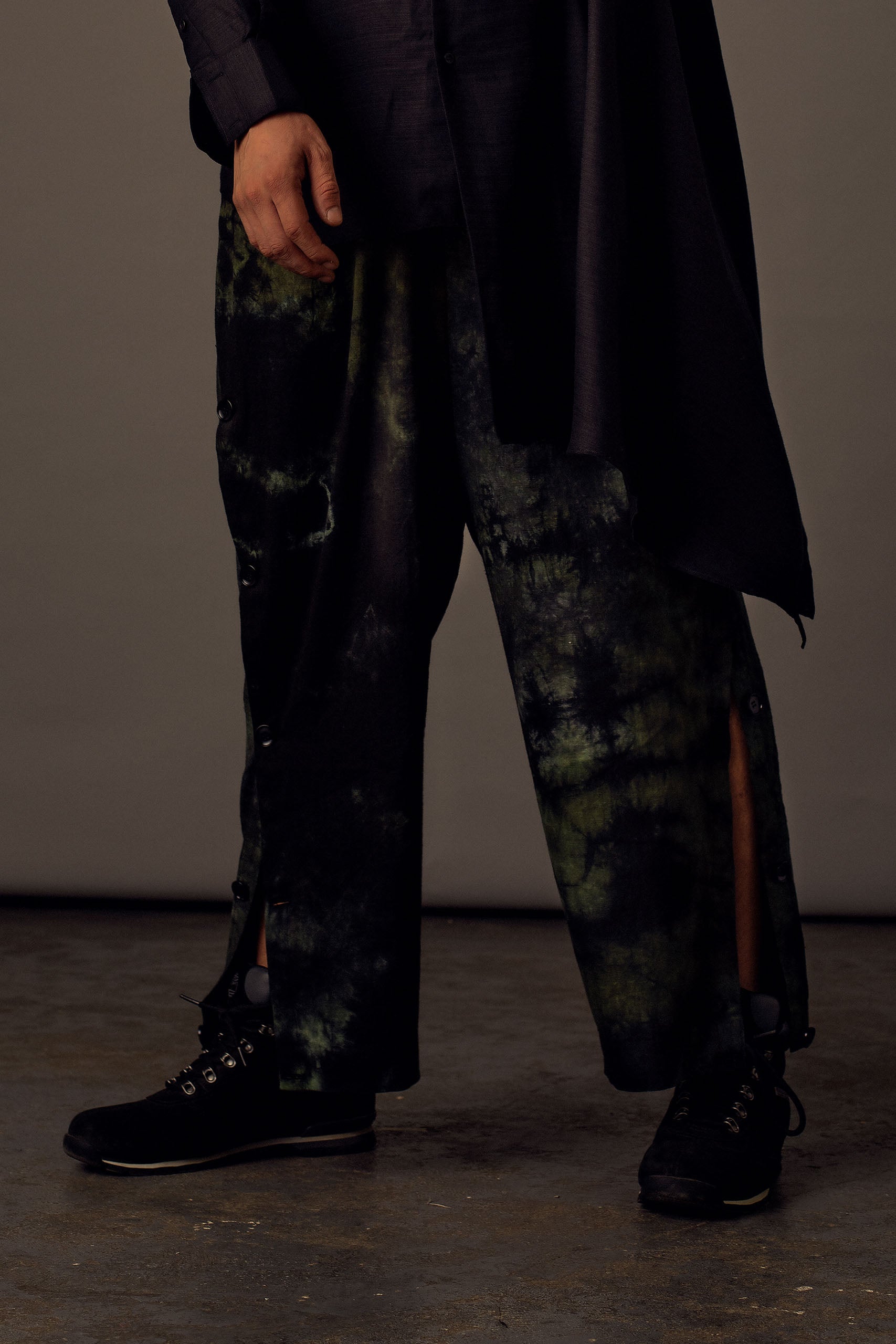 Pierce Pants - Black & Green