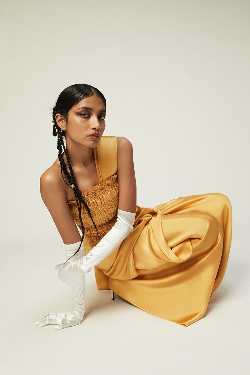 Halcyon Honey Saree