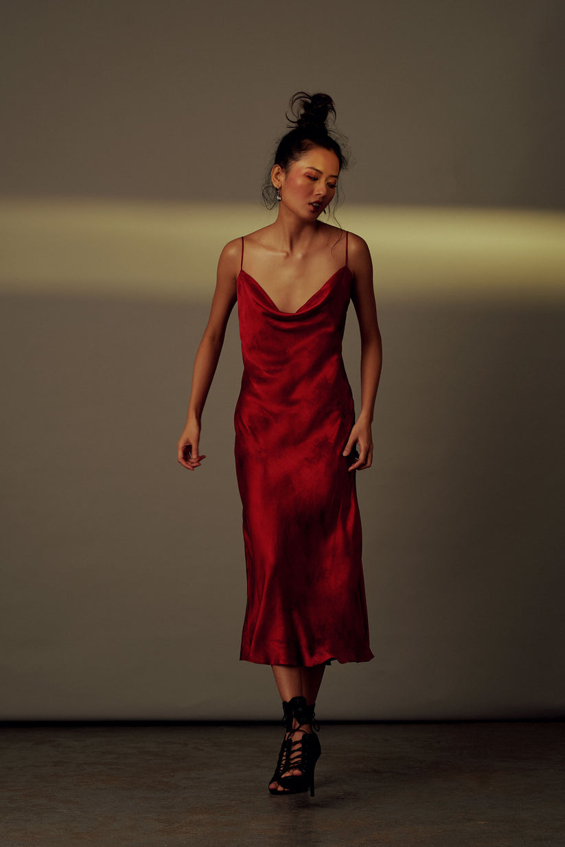 Seraphina Red Dress – Āroka