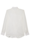 white organic cotton twist shirt